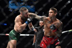 Read more about the article ‘We will fight to the death’ – Dustin Poirier gets brutally honest on Conor McGregor and confirms stance on fighting Jake Paul after UFC retirement