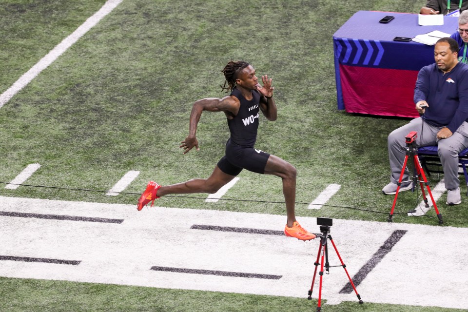 You are currently viewing ‘Going to break it’ – NFL prospect boldly vows to smash Chiefs speedster’s breathtaking combine record