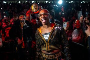 Read more about the article Claressa Shields suspended and under investigation as historic record in jeopardy after testing positive for marijuana