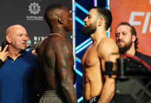 Read more about the article ‘I feel my body tingling’ – Israel Adesanya bursts into tears during emotional weight cut before Nassourdine Imavov fight