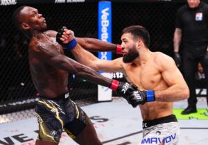 Read more about the article Nassourdine Imavov flattens Israel Adesanya with huge right hand to extend devastating UFC losing streak