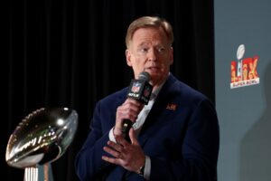 Read more about the article ‘They’re all held accountable’ – NFL commissioner confident Tom Brady isn’t cheating the league