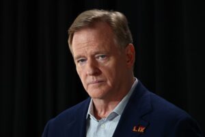 Read more about the article ‘Ridiculous theory’ – Roger Goodell fires back at fan conspiracy that NFL refs are biased toward Chiefs