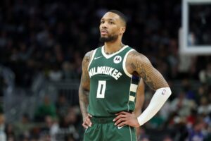 Read more about the article ‘Pathetic’ – Fans question Damian Lillard’s All-Star decision after Milwaukee Bucks midweek call 