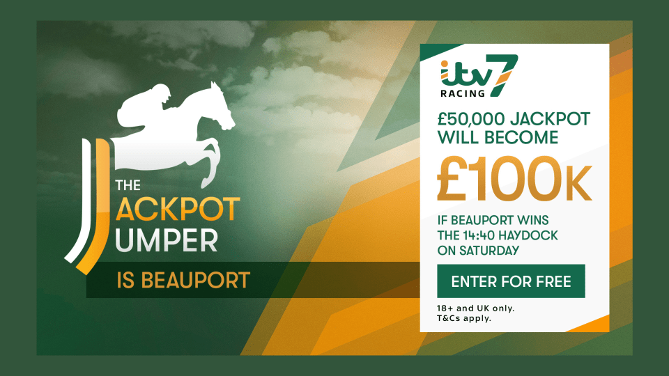 You are currently viewing ITV7 £50k jackpot could rise to £100k if Beauport wins at Haydock