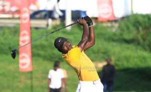 Read more about the article Kibirige takes 2-shot lead, 24 professionals make cut | 2025 Pearl of Africa Golf Series