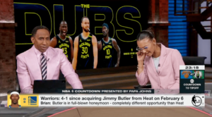 Read more about the article ‘Miracles do happen’ – Stephen A. Smith stuns co-host with Jimmy Butler take as unheralded ability unlocks Steph Curry