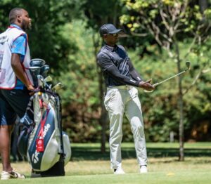 Read more about the article English man Parry takes a shot lead after round two, East African pros fail the cut test | 2025 Magical Kenya Open