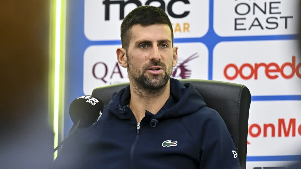 Read more about the article Novak Djokovic says recent doping cases in tennis suggest ‘favoritism’ and are ‘not a good image for our sport’