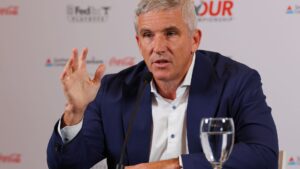 Read more about the article Jay Monahan, Adam Scott met with President Trump to discuss PGA Tour-PIF deal