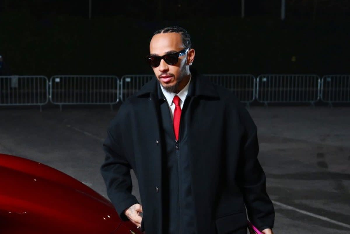 Read more about the article Lewis Hamilton makes first public appearance in Ferrari colours at F1 75 Live in London