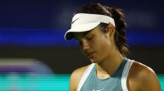 Read more about the article Raducanu loses to Muchova in Dubai second round