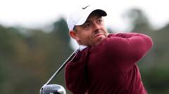 Read more about the article McIlroy six off Pebble Beach pace after erratic 70