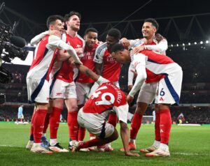 Read more about the article ‘Wind your neck in’ – Myles Lewis-Skelly and ‘pups’ Arsenal sent warning by Jason Cundy over Erling Haaland treatment