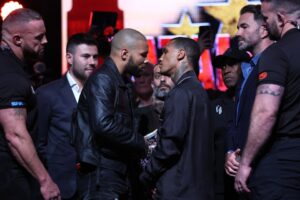 Read more about the article Chris Eubank Jr vs Conor Benn: Date, UK start time, undercard and how to follow clash after ‘Next Gen’ slaps rivals with egg