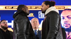 Read more about the article Dillian Whyte vs Joe Joyce: Date, UK start time, undercard and how to follow British heavyweight clash