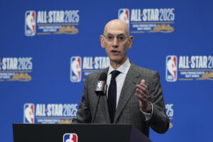 Read more about the article NBA commissioner Adam Silver is facing numerous issues, but he won’t stop trying to improve the game