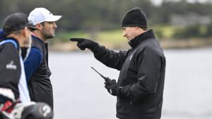 Read more about the article Scottie Scheffler’s beach adventure ends with a ‘lucky’ par at Pebble