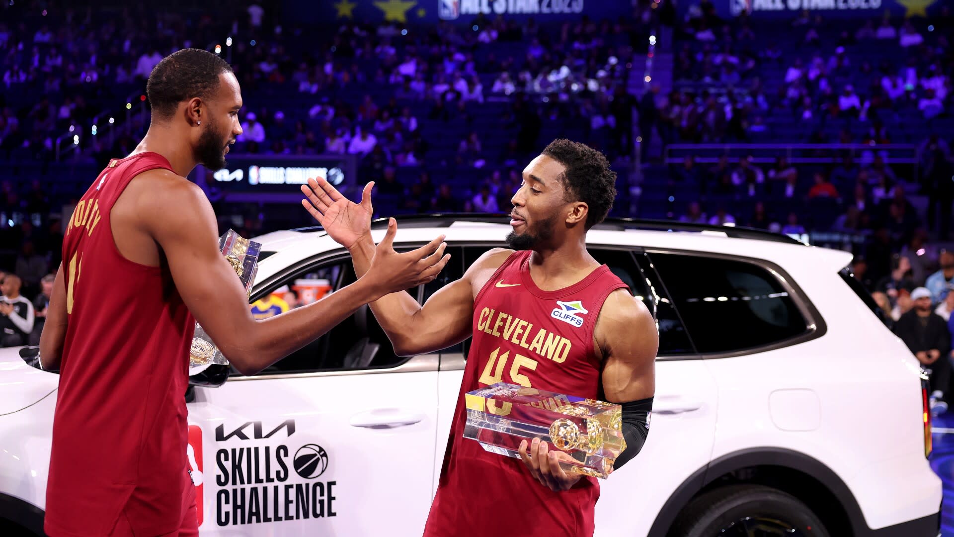 Read more about the article Controversy in All-Star Skills Challenge? Yes. And Cavaliers won event.