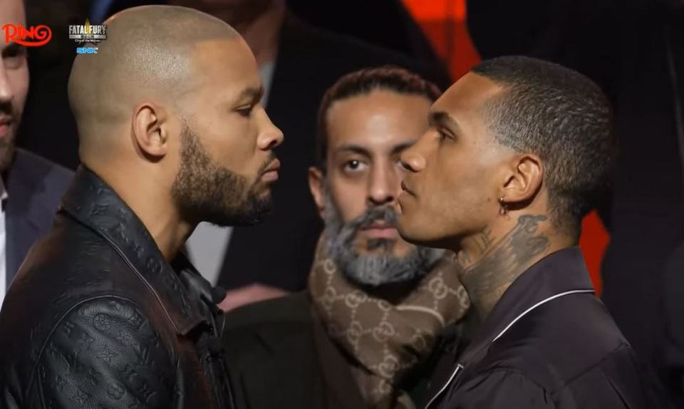 You are currently viewing Chris Eubank Jr smacks egg on face of Conor Benn as press conference descends into chaos