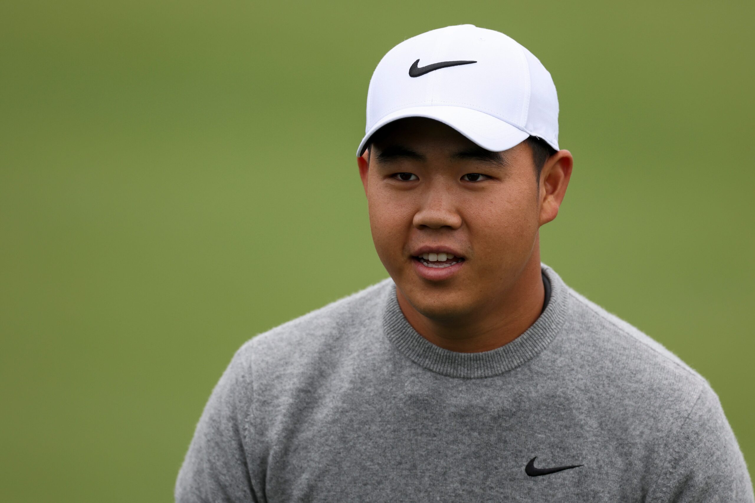 You are currently viewing Tom Kim tops tee shot, makes chip-in birdie to start third round at Pebble Beach Pro-Am