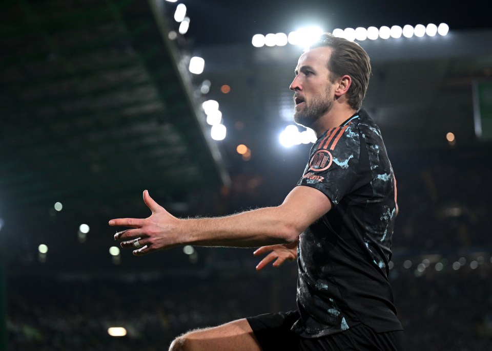 You are currently viewing Harry Kane in Champions League first as Bayern Munich striker fulfils lifetime ambition at Celtic