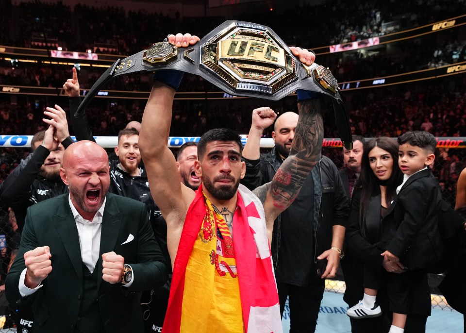 Read more about the article ‘He’s knocking them out’ – UFC star says size won’t matter for Ilia Topuria as title decision paves way for Islam Makhachev fight