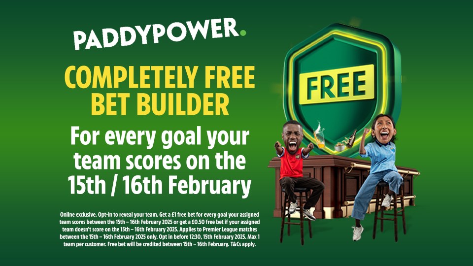 You are currently viewing Completely free bet builder for every goal your team scores on Paddy Power