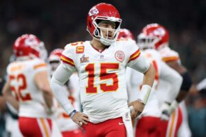 Read more about the article ‘Both sucked’ – Emotional Patrick Mahomes blames himself for Chiefs’ Super Bowl loss and vows he must learn from his failure