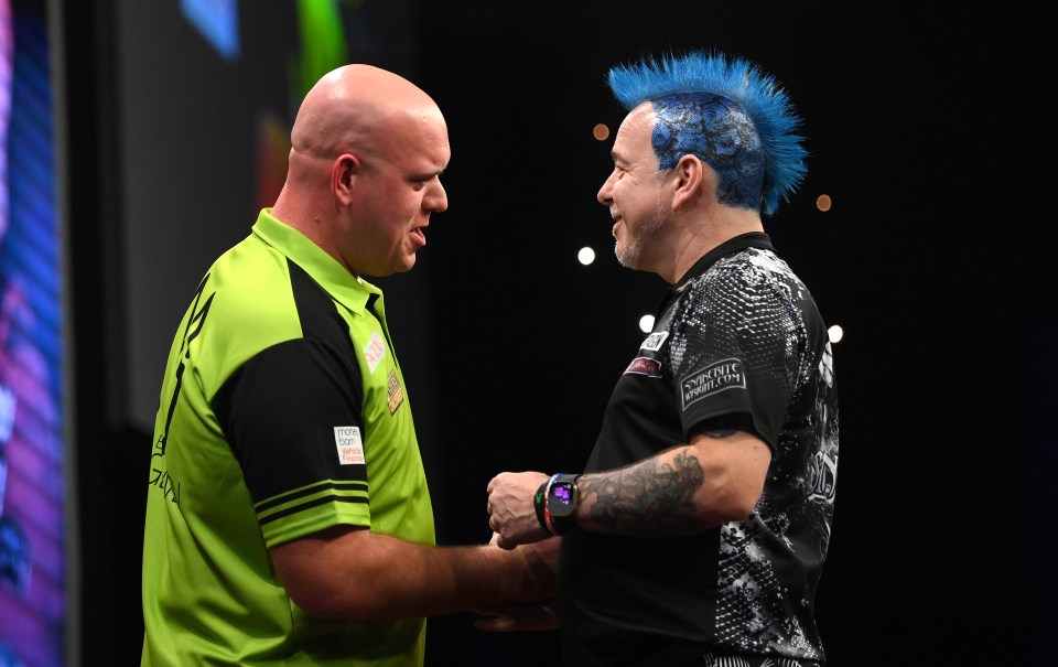 Read more about the article ‘Out of order’ – Peter Wright antics left Michael van Gerwen incensed and sparked furious rant