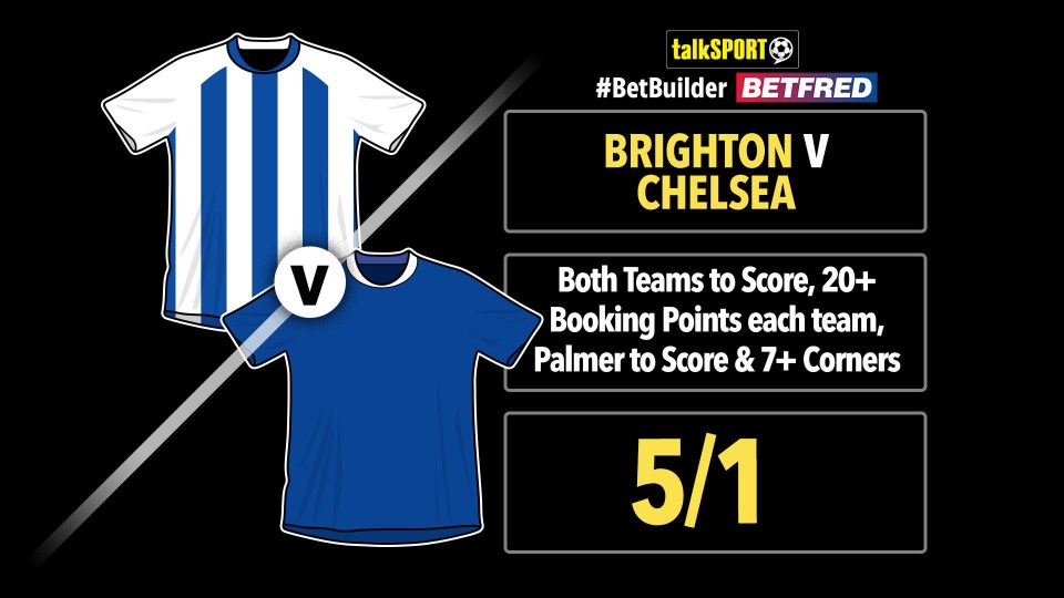 You are currently viewing Brighton vs Chelsea 5/1 bet builder: Get talkSPORT’s FA Cup tip on Betfred