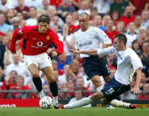 Read more about the article ‘That all you’ve got’ – I was Cristiano Ronaldo’s first Premier League opponent and he ran rings around me