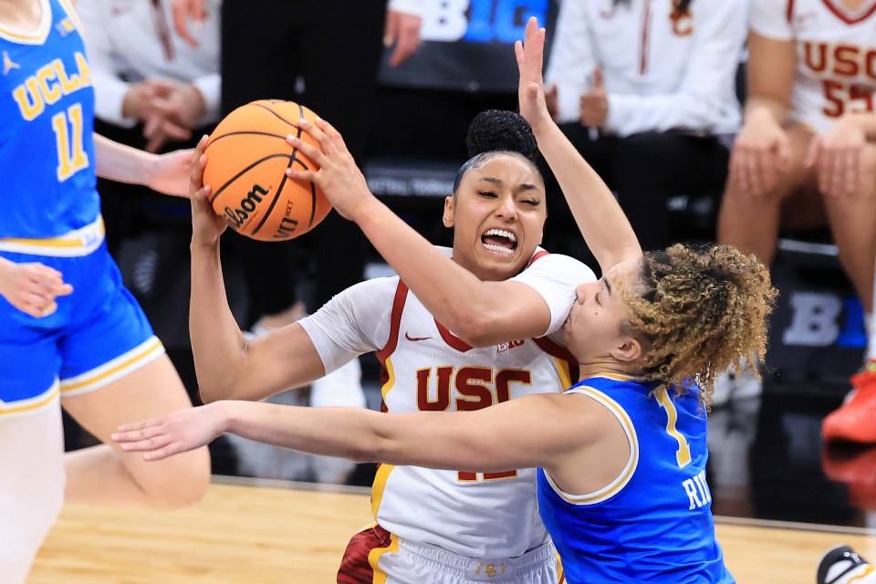 You are currently viewing ‘Bad choice of words’ – Announcer makes unfortunate JuJu Watkins broadcasting blunder as USC star smashes Caitlin Clark record