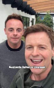 Read more about the article ‘Gonna be a triumph’ – Carabao Cup final hilariously predicted by Newcastle fans Ant and Dec