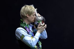 Read more about the article ‘Went my way’ – Snooker star makes history with ruthless World Grand Prix win to scoop £180k