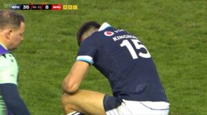 Read more about the article Rugby fans left disgusted as Scotland star filmed being sick on pitch during Six Nations clash