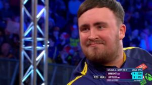 Read more about the article Luke Littler in three-word message to fans who booed him in UK Open thriller against Peter Wright