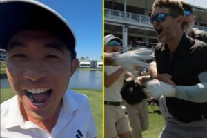 Read more about the article ‘Are you not entertained?’ – Caddie makes golf history with once-in-a-lifetime moment