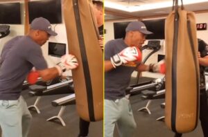 Read more about the article ‘Fastest hands still’ – Boxing legend Sugar Ray Leonard stuns fans with new training footage aged 68