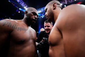 Read more about the article Jon Jones treated opponent ‘like a kid’ just 124 seconds into UFC return after packing on 44lbs