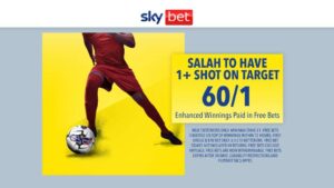 Read more about the article Carabao Cup final betting offer: Get 60/1 on a Salah shot on target with Sky Bet