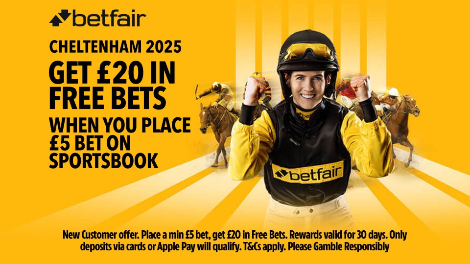 You are currently viewing Cheltenham Festival betting offer: Bet £5 get £20 free bets, tips and more on Betfair