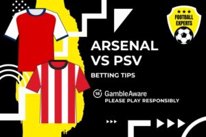 Read more about the article Arsenal vs PSV predictions, odds and betting tips