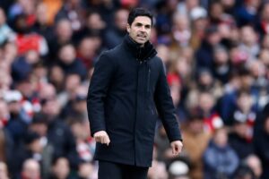 Read more about the article Mikel Arteta has reporter in stitches for post-match interview gesture after Arsenal win