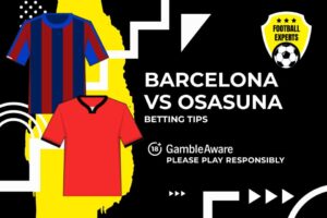 Read more about the article Barcelona vs Osasuna predictions, odds and betting tips