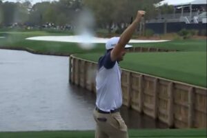 Read more about the article USA golf star beats Rory McIlroy and Scottie Scheffler to rare hole-in-one feat as he hits Players Championship ace