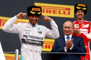 Read more about the article ‘It wasn’t me’ – Lewis Hamilton was forced to deny Vladimir Putin accusations