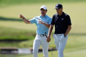 Read more about the article Rory McIlroy held tense one-hour phone call with Jordan Spieth but now agrees with him