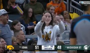 Read more about the article ‘Imagine her as a coach’ – Fans react to Caitlin Clark getting animated on Iowa Hawkeyes sideline