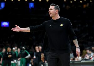 Read more about the article ‘Learn how to coach’ – JJ Redick rips Lakers but fans want rookie leader to help Luka Doncic after humbling loss without LeBron